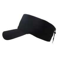 New Travel Hat Folding Beach Summer Sun Protection Empty Top Outdoor Summer Uni Solid Sun Visor Hats