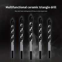 5PC Cross Hexagon Tile Glass Cement Metal Ceramic Wood Plastic Hole Saw Triangle Alloy Drill Bit Size 5MM 6MM 8MM 10MM 12MM