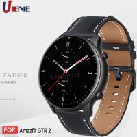 [ร้อน] สายรัดสายหนังสำหรับ Xiaomi Huami Amazfit GTR 2 2e 47มม. สายรัดข้อมือกีฬา Stratos 2S 3สายข้อมือทดแทน Gtr2