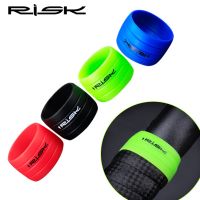 2023 NEW 2pcs RISK Silicone Bicycle Handlebar Tape plug Fixed Ring Road Bike Shift Handle Protection Cover Non-Slip Cycling Accessories