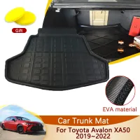 รถด้านหลัง Trunk Mat สำหรับ Toyota Avalon XX50 50 2019 ~ 2022 5th 5gen ข้ามอุปกรณ์เสริมชั้นถาด Liner Cargo Boot พรมอัตโนมัติโคลน