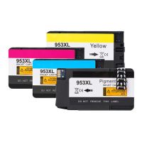 4pk 953xl ตลับหมึกใหม่รองรับ Hp 953 Hp953 Xl สีดำ Cmyk สำหรับเครื่องพิมพ์ Hp Officejet Pro 7720 7730 7740 8210 8218