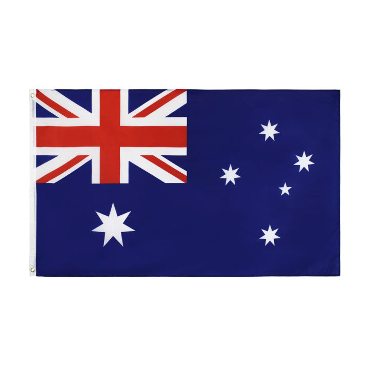 Cờ quốc gia Úc với kích thước 90x150cm sẽ là bộ phụ kiện tuyệt vời cho ngôi nhà của bạn trong năm