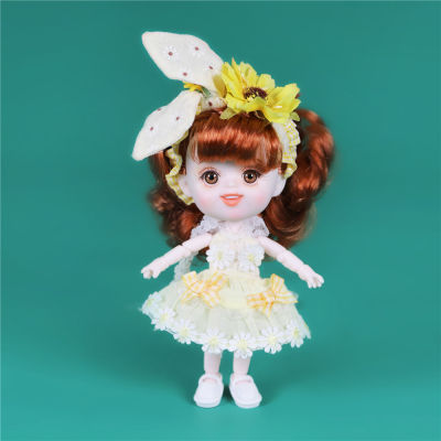 Dream Fairy 112 BJD Doll Full Set OB11 Body DODO Series Cute Makeup14cm Ball jointed Dolls DIY Toy Dolls for Girls