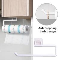 Tissue Hanger Paper Roll Holder Wall Mounted Towel Storage Storage Hanging Rag Cabinet Rack Bathroom Hook For Kitchen Holder Bar K4L3