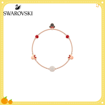 สร้อยข้อมือสวารอฟสกี้ SWAROVSKI Swarovski Bracelet SWA REMIX Invisible ˉMagnetic BuckleˉMinnie Mouse Bracelet the gift for girlfriend Womens fine jewelry