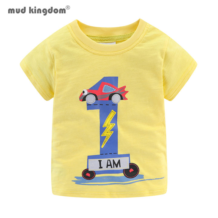 mudkingdom-boys-birthday-t-shirts-cute-cartoon-cars-number-printing-cotton-short-sleeve-tops-for-kids-clothes-party-clothing