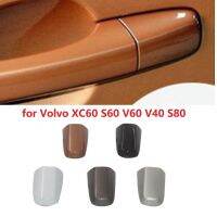 สีน้ำตาลเข้มสำหรับรถวอลโว่ XC60 S60 V60 S60L V40 31349578ฝาครอบที่จับประตูด้านนอกด้านหน้าซ้ายของรถยนต์ฝาปิดช่องกุญแจที่จับสำหรับ JEEP Wrangler ส่วนภายนอก