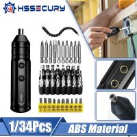 ♗☃▽ Portable Mini Electric Screwdriver Smart Cordless Automatic Screwdriver Multi function Bits Portable Power Tools Set with Bits