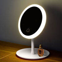 Led make-up mirror, desktop mirror with light, convenient make-up dormitory mirror