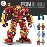 Đồ Chơi Lắp Ráp Kiểu LEGO Mô Hình MK48 Avengers Marvel Robot HulkBuster