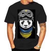 JHPKJUkrainian Panda T-shirt Funny Men T Shirt White Tshirt Black Tee Ukraine Graphic T Shirts  Men Clothing 4XL 5XL 6XL