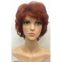 Strong Beauty Ladies Wigs Short Wavy Golden Blonde Hair For Women Synthetic Capless Wig 16 Colors Gift ของขวัญ gift