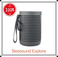 B&amp;O Beosound Explore ลำโพงบลูทูธไร้สาย กันฝุ่นและกันน้ำ ลำโพงแบบพกพากลางแจ้งที่สะดวก เอฟเฟกต์เสียงรอบทิศทาง 3 มิติ