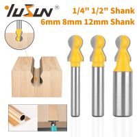 YUSUN 1PC 6MM-12.7MM Shank Crown Molding Bits Router Bit เครื่องตัดมิลลิ่งสําหรับงานไม้สําหรับไม้ Bit Face Mill