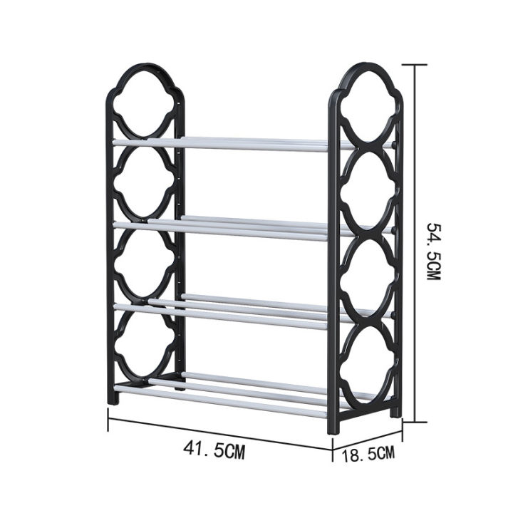 four-layer-shoe-shelf-multifunctional-shoe-hanger-space-saving-shoe-rack-shoe-storage-rack-dustproof-shoe-hanger