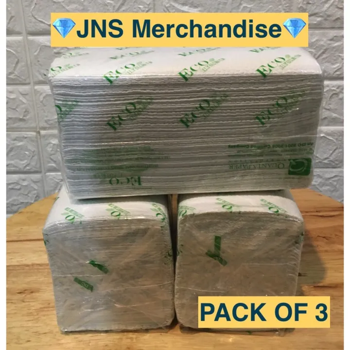 interfolded tissue paper towel 3 PACKS ECOHYGIENE PAPER TOWEL Lazada PH