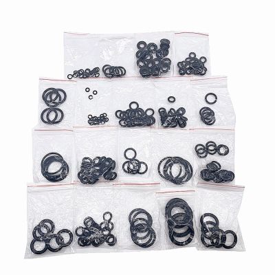 200PCS NBR Seal Ring Kit Thickness 1.9 / 2.4 / 3.1mm Nitrile Rubber NBR O-Ring Gasket Sealing Ring O Rings Rubber Kit Set