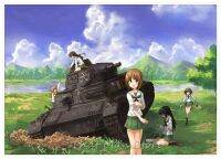 โปสเตอร์เด็กผู้หญิง Und PANZER ภาพที่ชัดเจนของตกแต่งสติ๊กเกอร์ติดผนังในบ้านพิมพ์ลายกระดาษแข็งสีขาวบ้าน