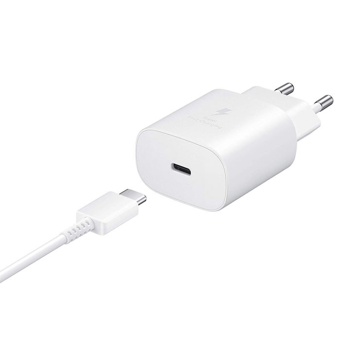 อะแดปเตอร์แท้-หัวชาร์จ-samsung-รุ่น-ep-ta800nbegww-25w-usb-c-type-ไม่มีสายชาร์จ-รับประกันสินค้า-1-เดือน