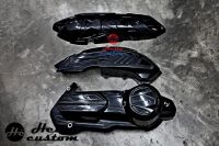 ครอบแคร้ง ครอบกรอง ครอบกันร้อยท่อ BLACK Series ( สีดำเงา ) New Nmax 2020 - 2022 / New  AEROX 2021 - 2022