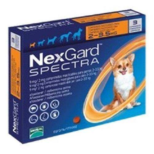 NexGard Spectra Flea, Tick and Heartworm Prevention for XSmall Dogs 2