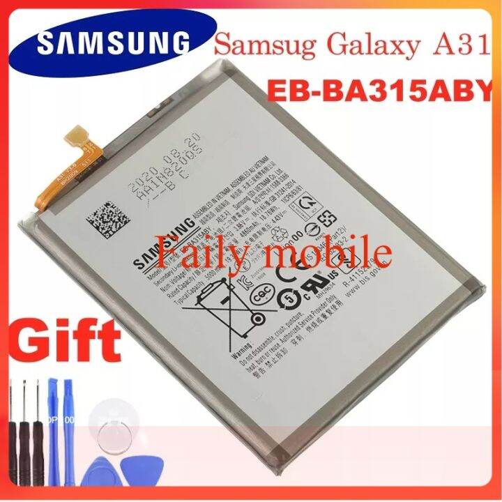 แบตเตอรี่samsung-eb-ba315abyสำหรับsamsung-galaxy-a31-2020-edition-5000mahแท้-เครื่องมือ