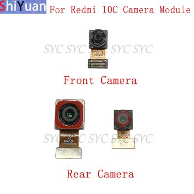 ต้นฉบับด้านหลังด้านหลังกล้องด้านหน้า Flex Cable สําหรับ Xiaomi Redmi 10C ชิ้นส่วนซ่อมโมดูลกล้องขนาดใหญ่ขนาดใหญ่