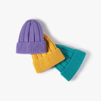 Stylish Beanies Teens Trend Cap Cool Headgear For Teens Fashion Knit Beanies Solid Color Knitted Hat Street Style Winter Hat Woolen Hat