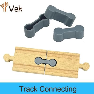 Wooden Railways Connect Head Accessories Fixer Train Tracks Holder Fit Brio Wooden Track Educational Creative Toys For Children