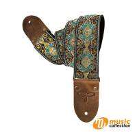 สายสะพายกีตาร์ PRS GUITAR STRAP 2 RETRO DLX JACQ-TEAL #07253