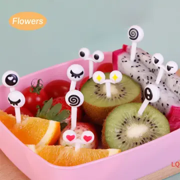 Cute Animal Food Picks Fruit Toothpicks for Kids, Fun Kids Food Picks for  Picky Eaters, 10PCS Reusable Toddler Food Pick, Kids Lunch Accessories for