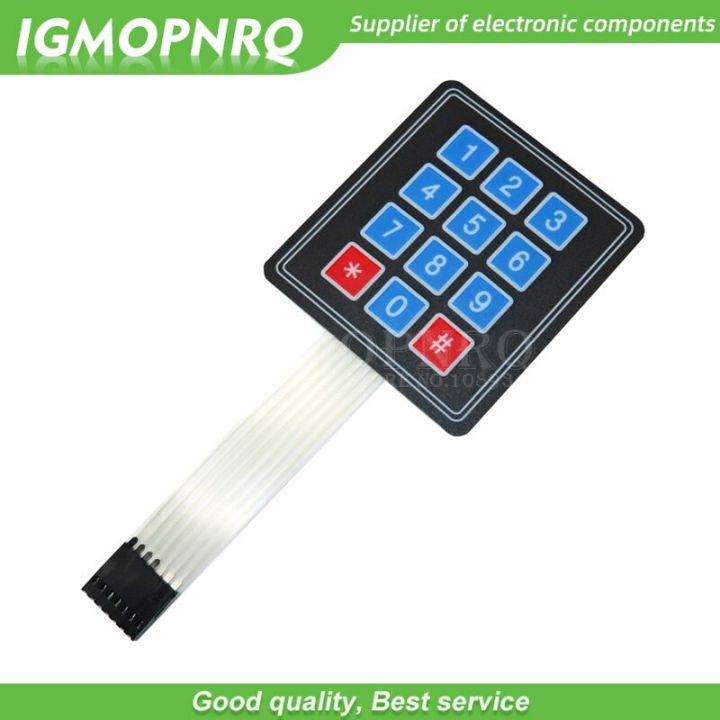 1pcs NEW 12 Key Membrane Switch Keypad 4 x 3 4*3 Matrix Array Matrix keyboard number 0 9