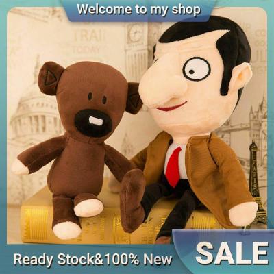 30cm Mr.Bean Cute Figure Bear Plush Doll Soft Stuffed Animal Toy Kids Xmas Gift
