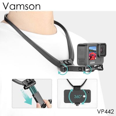 Vamson For Gopro Hero 11 Accessorie Neck Hold Mount Lanyard Strap Bracket For Gopro 10 9 8 Insta360 Dji Action Camera For Iphone