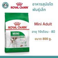 ***หมดอายุ 19/09/2023*** Royal Canin Mini Adult สำหรับสุนัขโต พันธุ์เล็ก อายุ 10 เดือน – 8 ปี ขนาด 800g. (800 ก.)