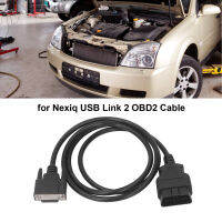 สำหรับ Nexiq USB Link สาย OBD2 2เส้นที่16PIN ความไวสูงพอดี493113เสถียรสำหรับ Cummins Inline 7