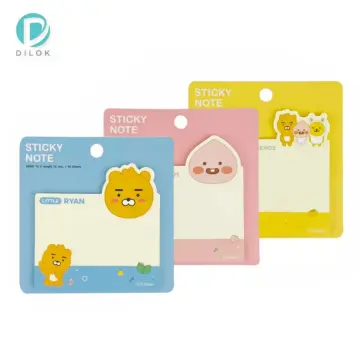 Kakao Friends Sticky Memo Pad Colorful Note Apeach