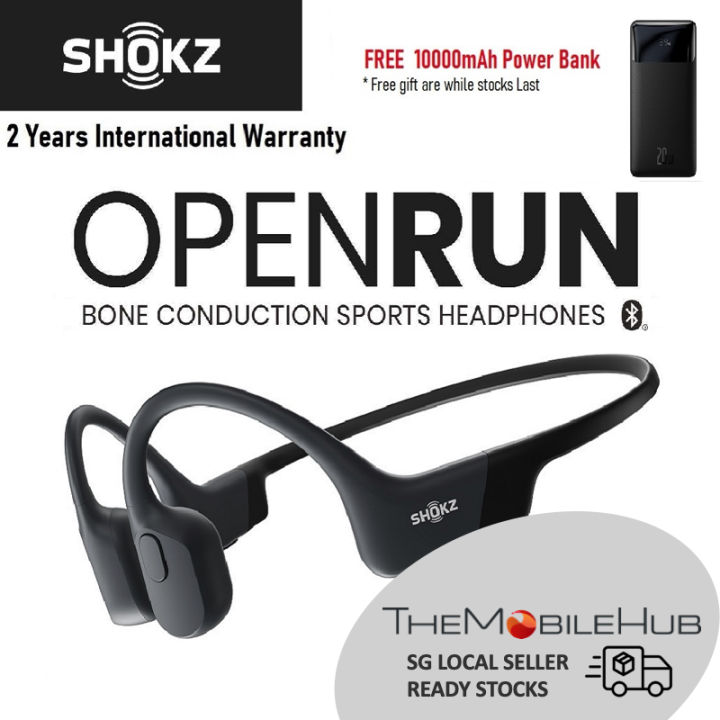 Shokz OpenRun Bone Conduction Headphone Bluetooth Wireless Headset Earpiece  Mic S803 AfterShokz Lazada Singapore