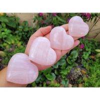 Natural Pink Mangano Calcite Heart แคลไซต์แมงกาโนสีชมพูรูปหัวใจHealing | Emotional Balance | Self Love | Self Acceptance