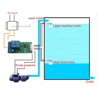 Dual Probe Full Automatic Water Level Controller Pump Switch Module DC 12V Relay