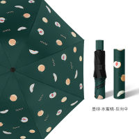 ร่มกันฝน Umbrella Peach ร่มกันแดด ร่มหนา ร่มพับ 3ตอน ร่มกันยูวี ร่มกันUV ร่มพับได้ ร่ม uv คุณภาพดี ราคาถูก