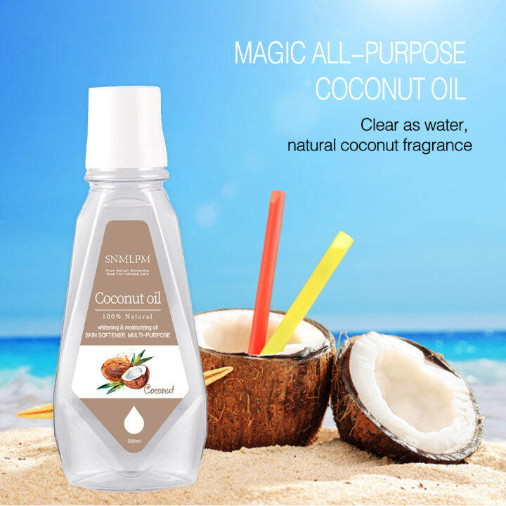 Coconut Basic Oil Neutral Label Skin Care Hair Facial Body Massage