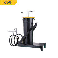 Deli คาร์บูเรเตอร์ หัวฉีดน้ำมัน ปืนอัดจารบี เหยียบเท้า 6L ปั๊มอัดจารบี Grease Pump