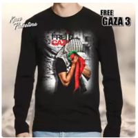 Palestinian shirt, free and peaceful Palestine long sleeved, S-3XL