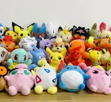 Gengar Peluche Pokemon Plush Toys Pikachu Stuffed Doll Charmander Bulbasaur  Squirtle Psyduck Eevee Snorlax Lapras Xmas Kids Gift