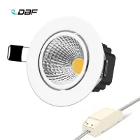 【Worth-Buy】 Dbf โคมไฟเพดาน Led แสงสว่างจ้าซุปเปอร์หรี่แสงได้,ไฟสปอร์ตไลท์ Led 6W 9W 12W 15W โคมไฟติดเพดานตกแต่ง Ac 110V 220V 1ชิ้น