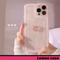 [Lemon] ป้องกันการตกแบบโปร่งแสง เคสโทรศัพท์มือถือนิ่ม แบบใส ลายกลิตเตอร์หัวใจ สามมิติ สีชมพู สําหรับ iPhone 7 8 7plus 8plus 11 12 X XS XR XSMAX 11pro 12promax 11promax 12promax 13 13pro 13promax QC7311626