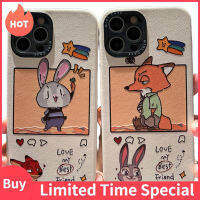 เคสนิ่มลายตัวการ์ตูน Zootopia เข้ากันได้กับ Iphone 14/13/12/11ซีรีส์ฝาครอบโทรศัพท์มือถือ