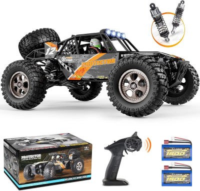 HAIBOXING Remote Control Car,1:12 Scale 4x4 RC Cars Protector 38+ KM/H Speed, 2.4G All-Terrain Off-Road Truck Toy Gifts for Boys and Adults Included Two Rechargeable Batteries Provide 40+ Min Playtime